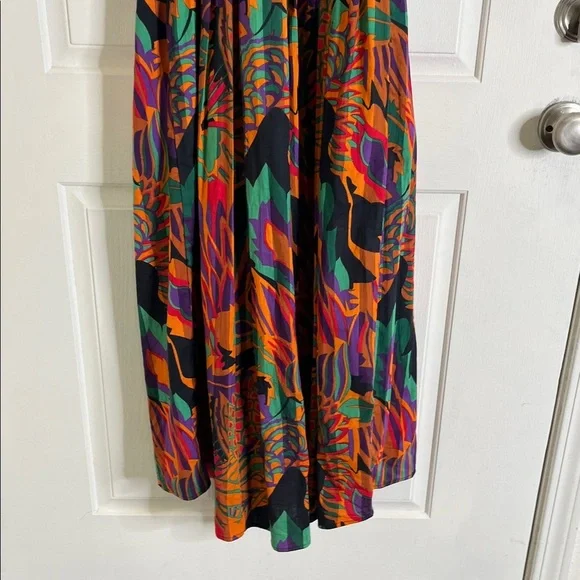 HOUSE OF HARLOW by Nicole Richie Cotton Smocked Dress Puff Sleeve Meadow Pink XS - Picture 8 of 10